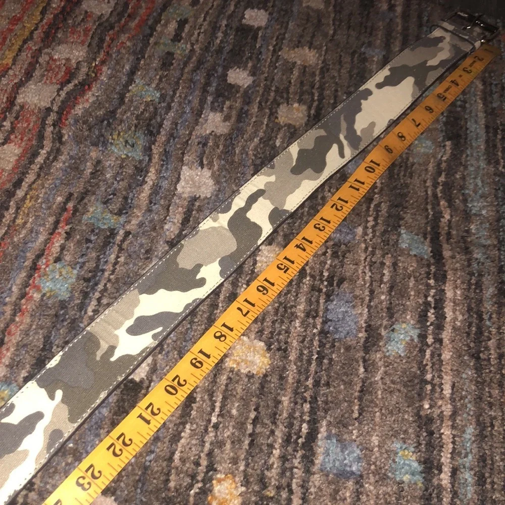 Relic Vegan Leather Camouflage Belt with Silver Buckle